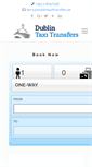 Mobile Screenshot of dublintaxitransfers.ie